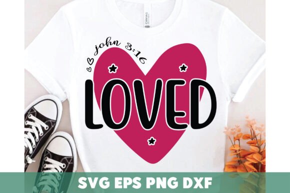 Christian Heart Valentine Svg: Graphics & T-Shirt Designs