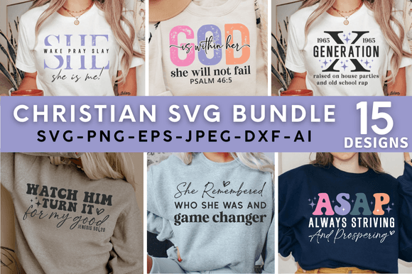 Christian Jesus God Graphics for T-Shirt Designs