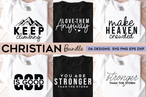 Christian SVG Bundle: Graphics & T-Shirt Designs