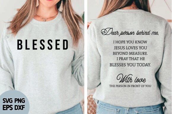 Dear Person Behind Me Christian Shirts Graphics
