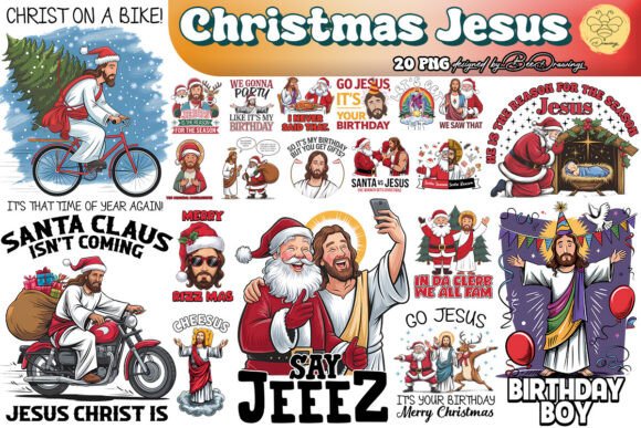 Funny Christmas Jesus Sublimation Graphics Review