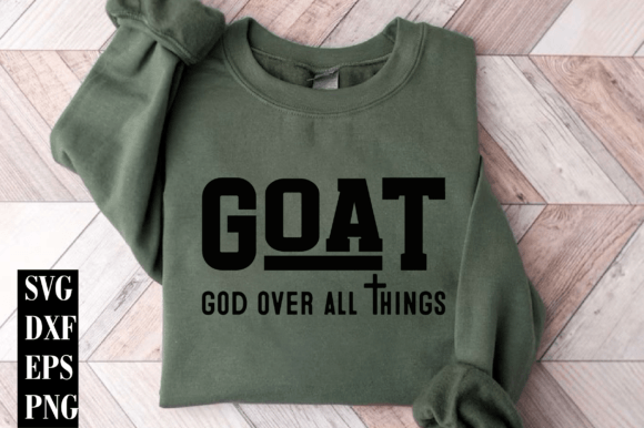 God over All Things SVG: Christian Graphics & T-Shirt Designs