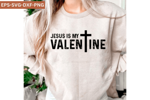 Jesus is My Valentine SVG, Heart PNG Graphics Review