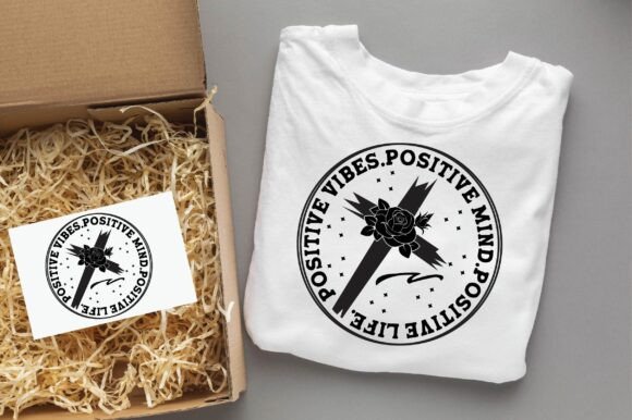 Positive Vibes Christian Graphics & T-Shirt Designs