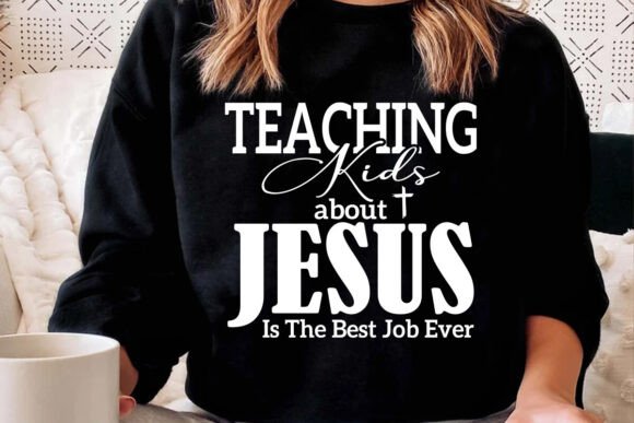 Teaching Kids About Jesus Graphics & T-Shirt Designs
